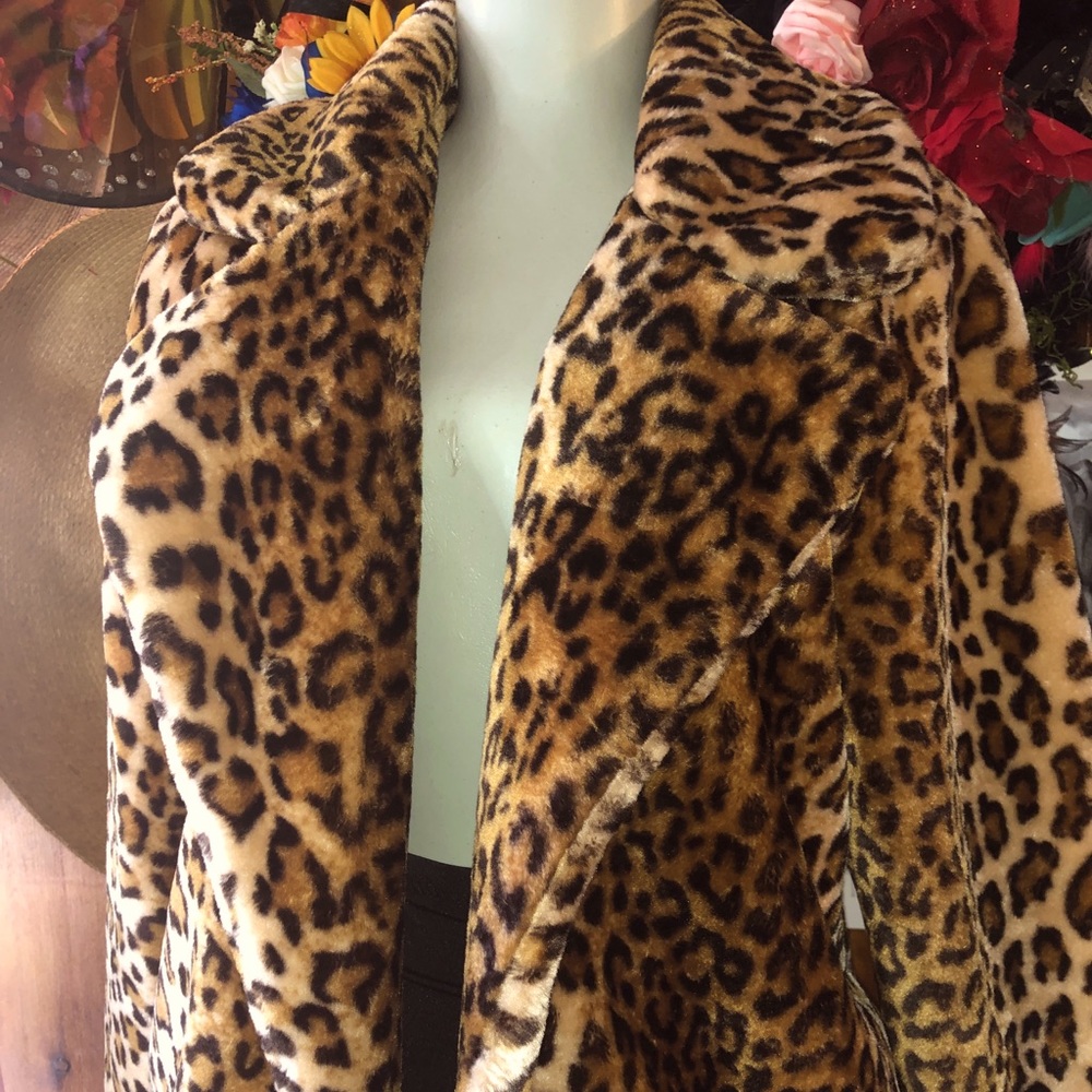 Warm Animal Print Jacket S